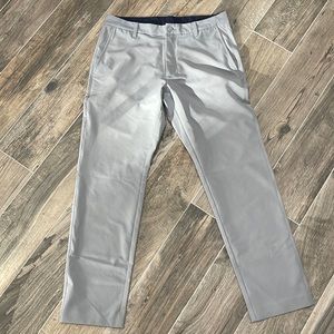 Footjoy grey flat front golf slacks